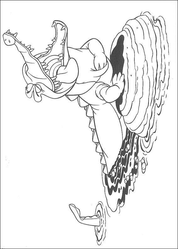 Plansa de colorat cu Peter Pan 34 28